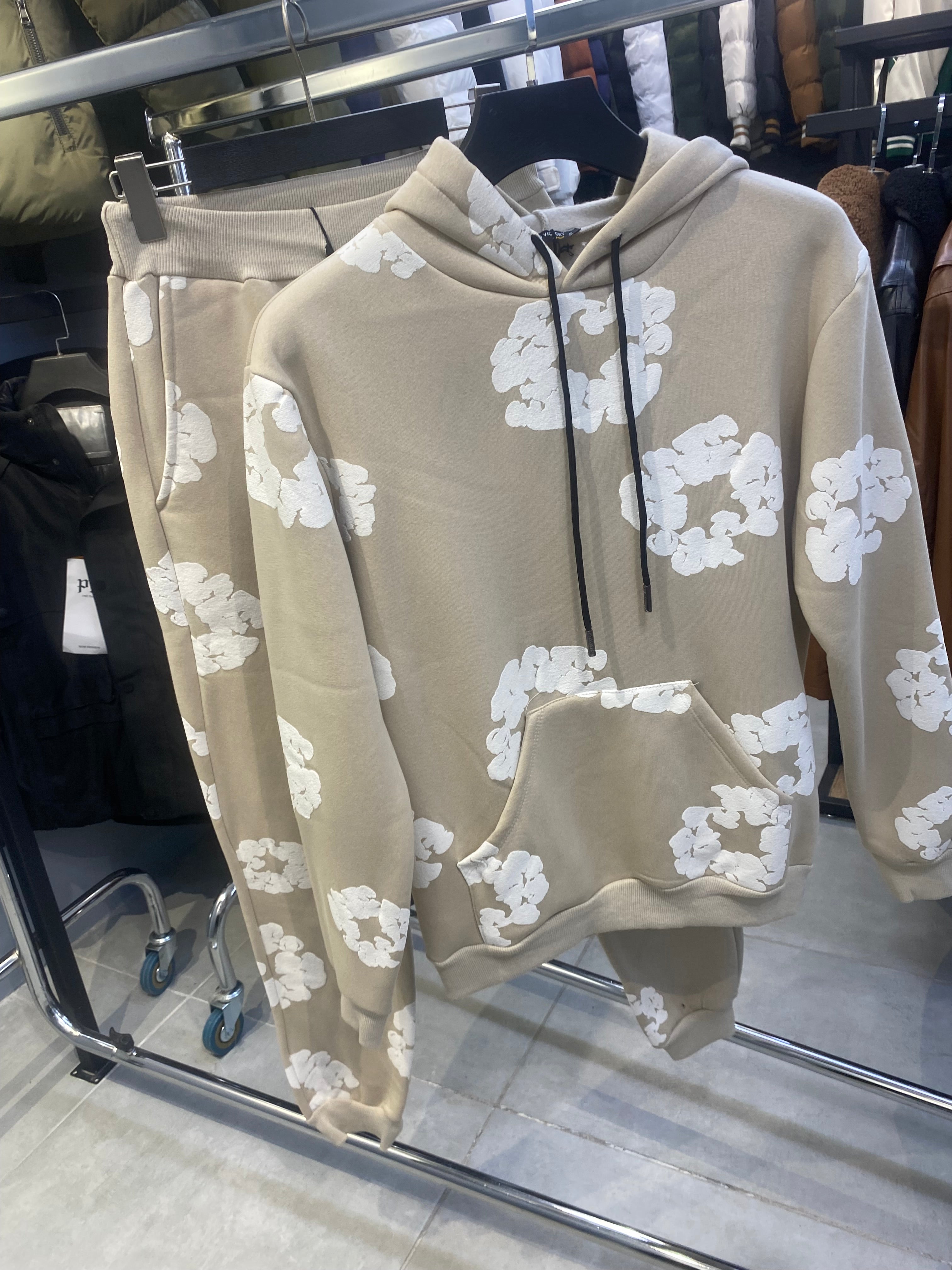 Σετ Φόρμα Denim Tears Μπεζ