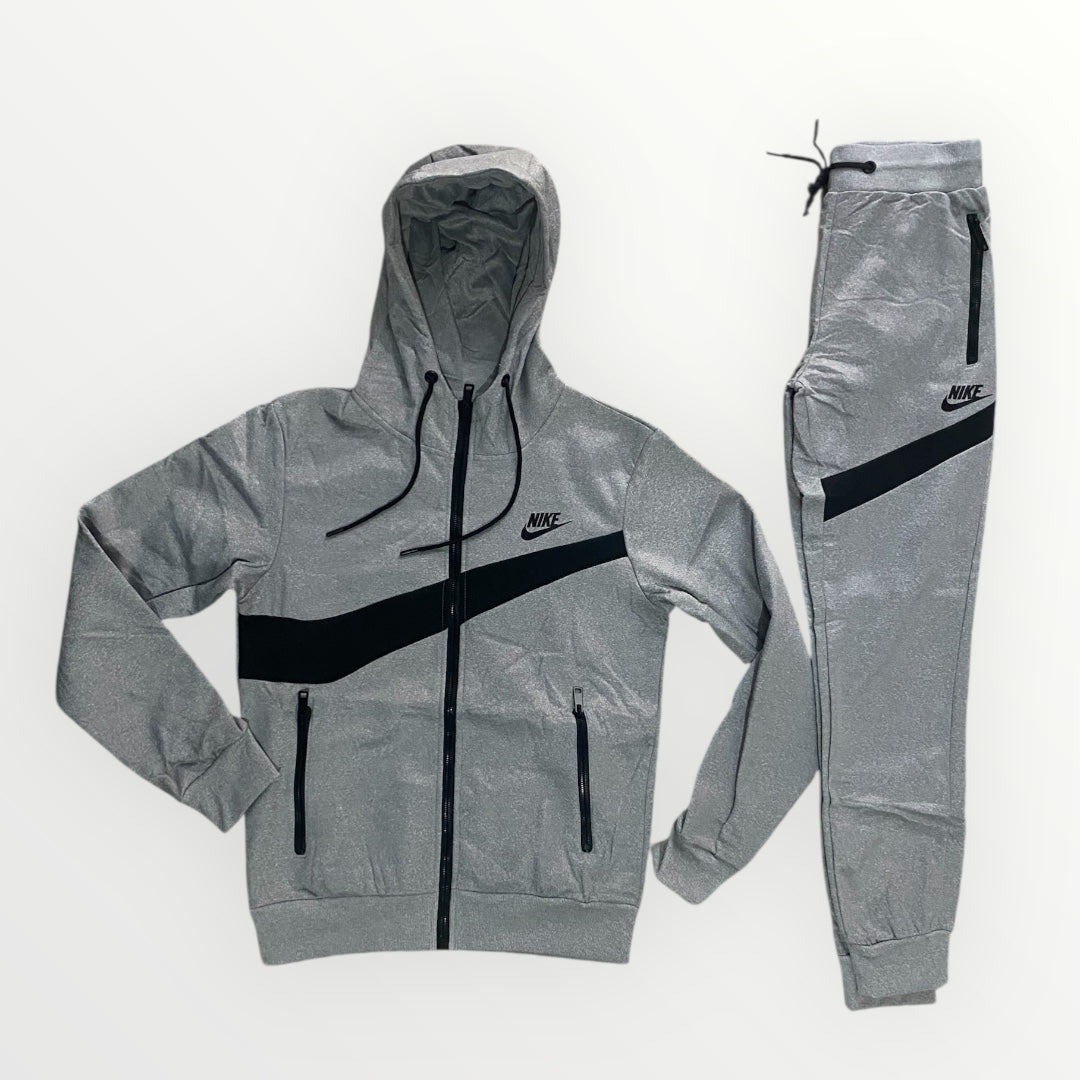 NIKE ΣΕΤ M NSW SWOOSH TCH FLC - Γκρί