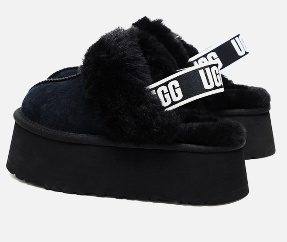 Funkette Γυναικείες Παντόφλες Μαύρες