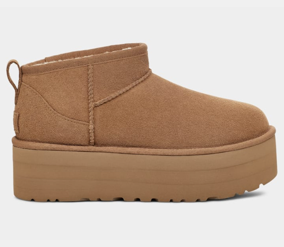 Classic Ultra Mini Platform Γυναικεία Μποτάκια Ταμπά