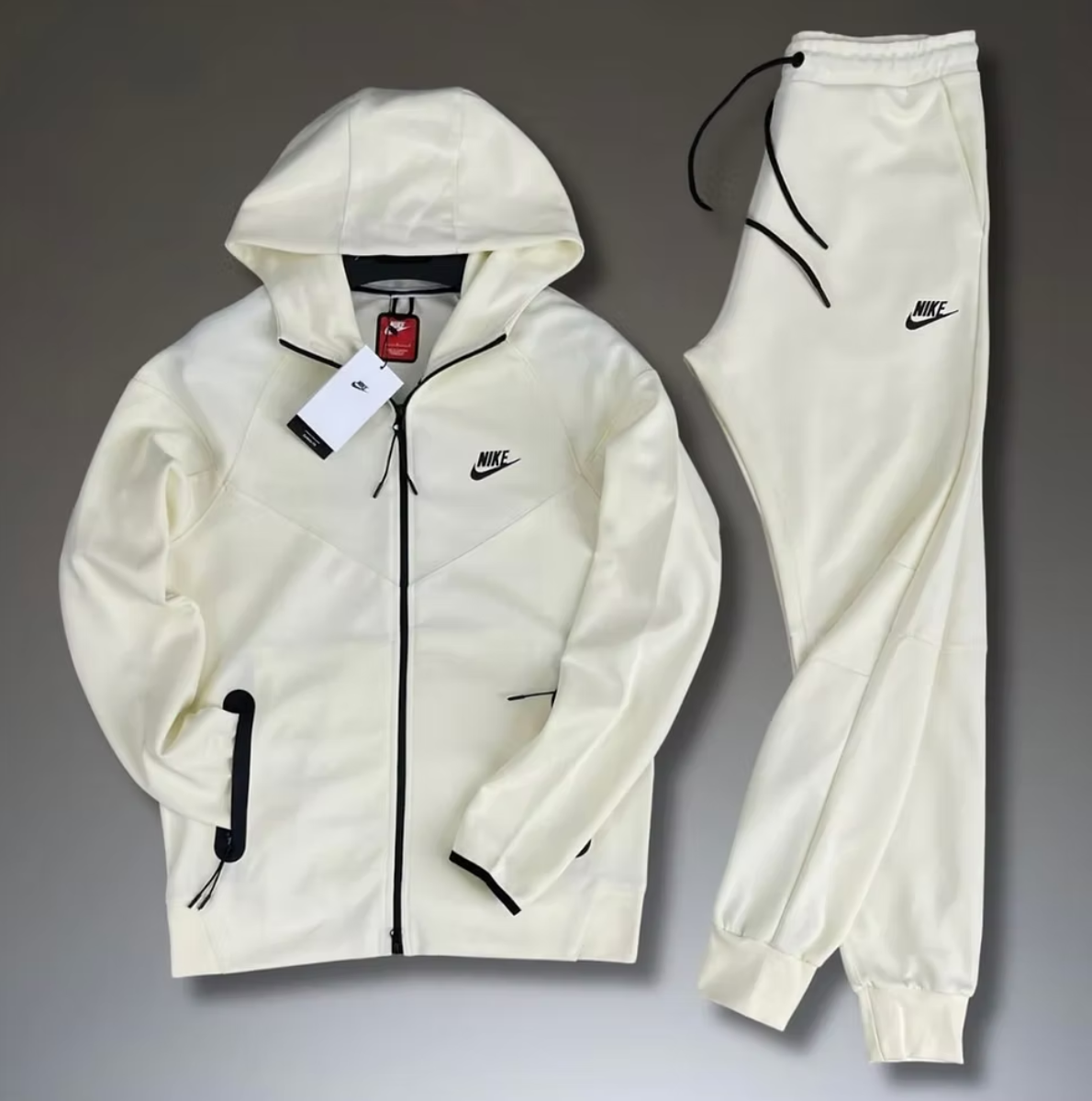 Nike Set Tech Fleece - Εκρού